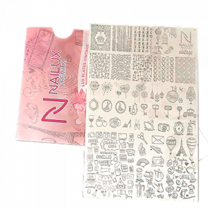 placa para stamping VINTAGE nailux premium