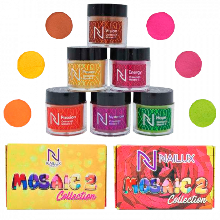 Mosaic2 coleccion de acrilico nailux premium