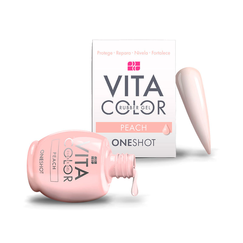 Vita Color Peach One Shot Nail Factory