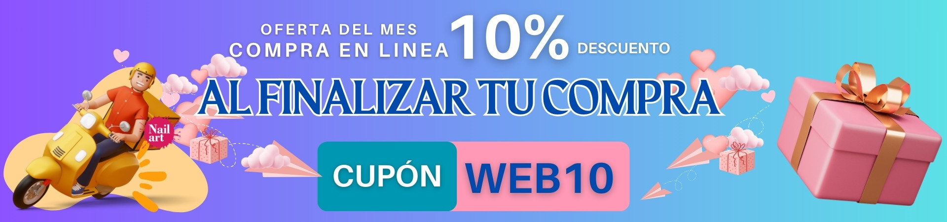 descuento productos de uñas