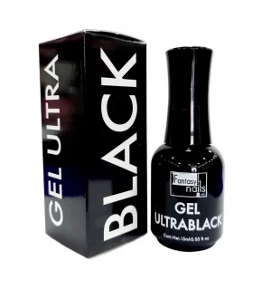 Gel Ultra Black 15 ml Fantasy Nails