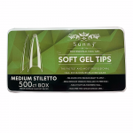 Tip Medium Stiletto Soft gel 500pz Sunny