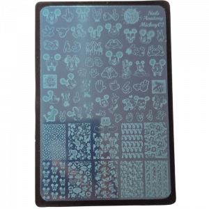 Placa Stamping Mickey 02
