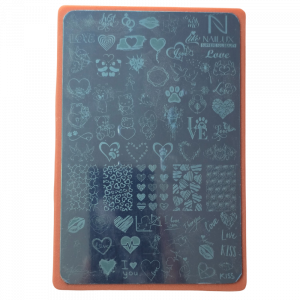 Lux Plate Love placa para stamping