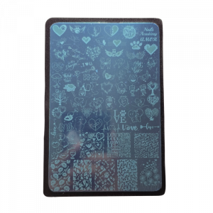 Placa Stamping Amor