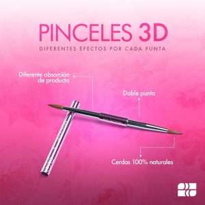 Pincel Kolinsky #6 3D Nail Factory