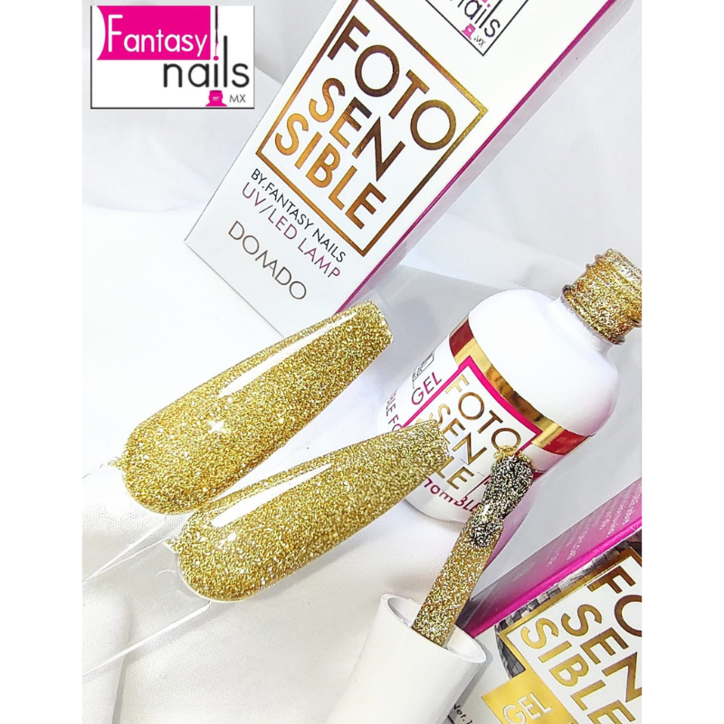 Gel Fotosensible Dorado Fantasy Nails