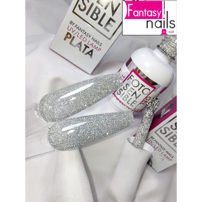 Gel Fotosensible Plata Fantasy Nails