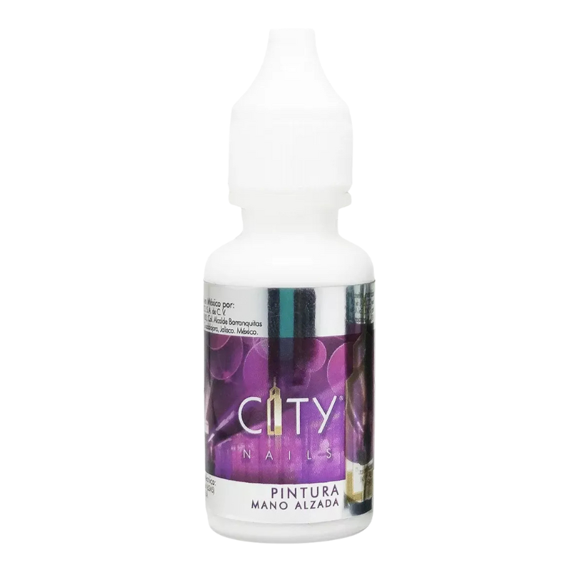 Pintura Acrilica Blanco De Titaneo City Nails
