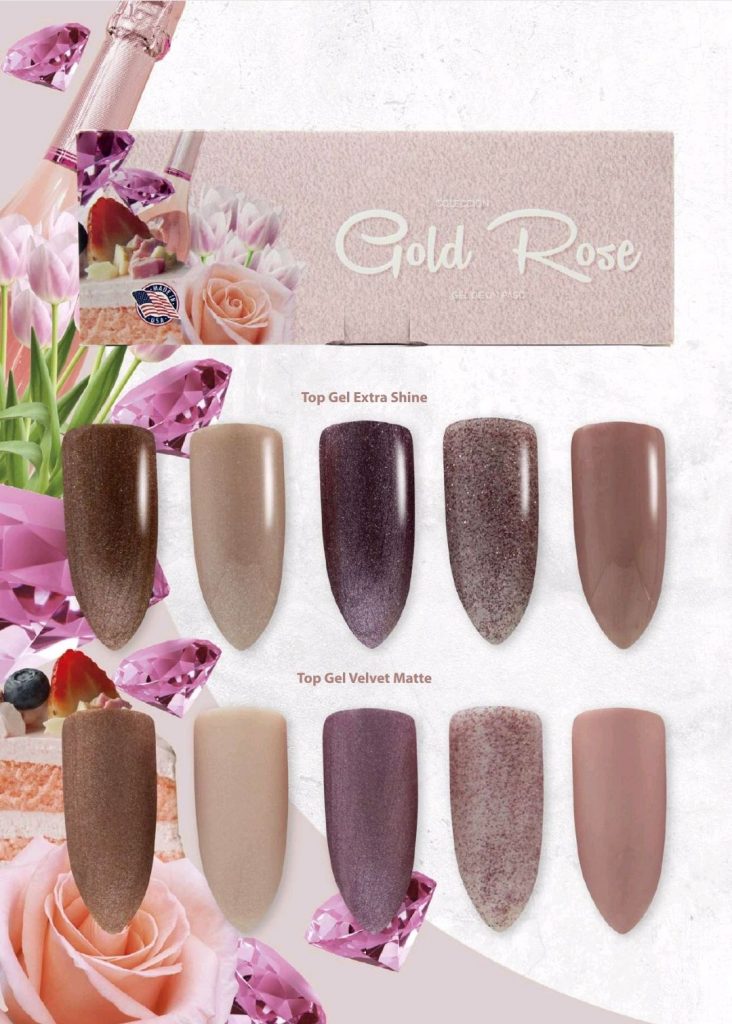Coleccion Gel Sweet Gold Rose