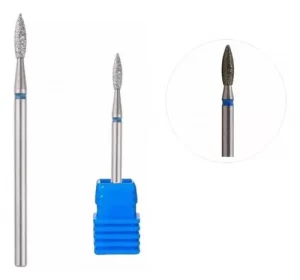 Punta Flama Para Manicura Azul