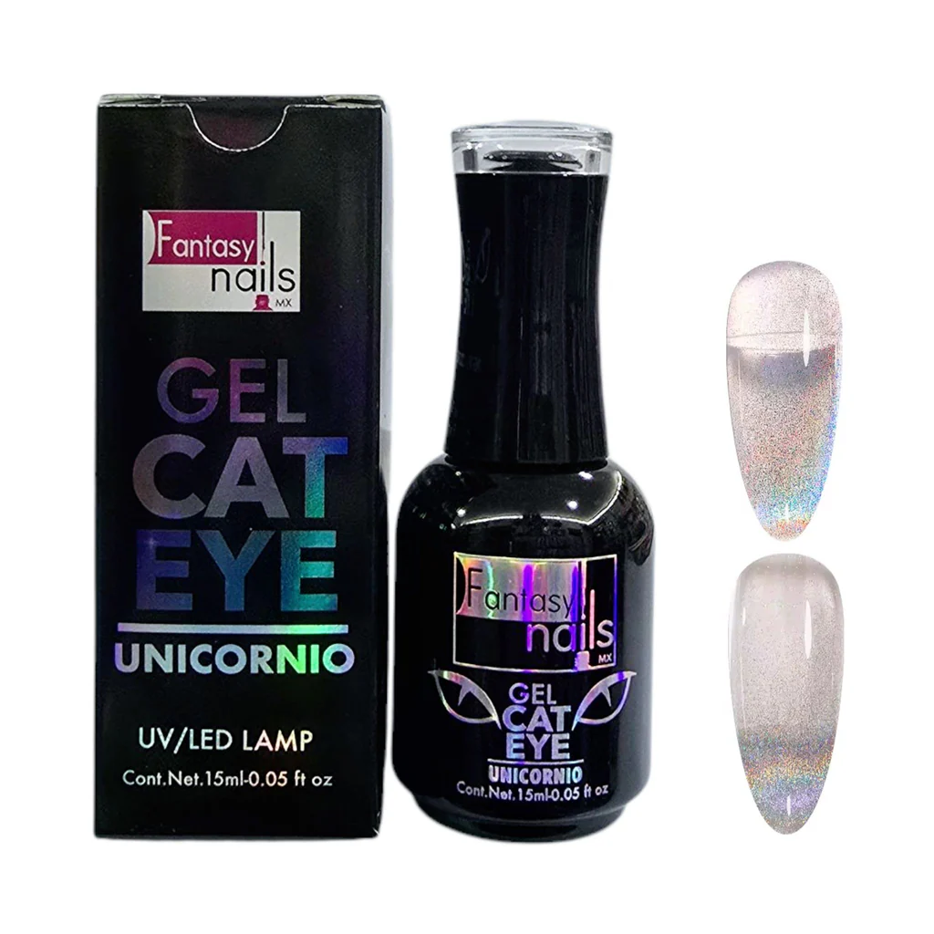 Cat Eye Unicornio Fantasy Nails