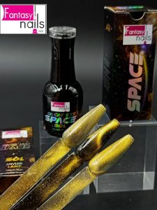 Cat Eye Space Sol Fantasy Nails