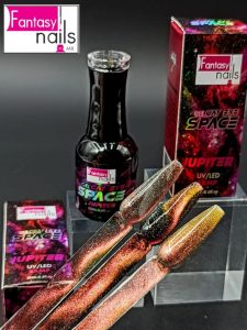 Cat Eye Space Jupiter Fantasy Nails