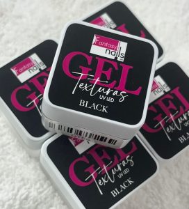 Gel Textura Black Fantasy Nails