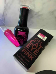 Cat Eye Pink Fantasy Nails