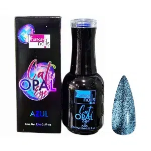 Gel Cat Opal Eye Azul Fantasy Nails