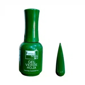 Gel Verde Hoja Fantasy Nails