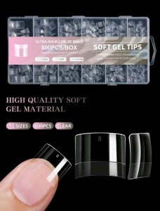 Tips Soft Gel Ultra Short Cuadrada Sunny