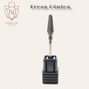 Fresa Carburo Conica Nailux