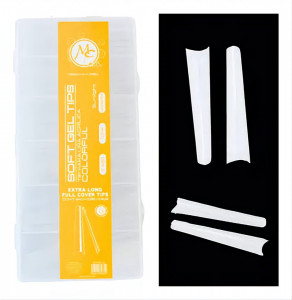 Tips Coffin Extra Long Media Luna Sun Light Colorful