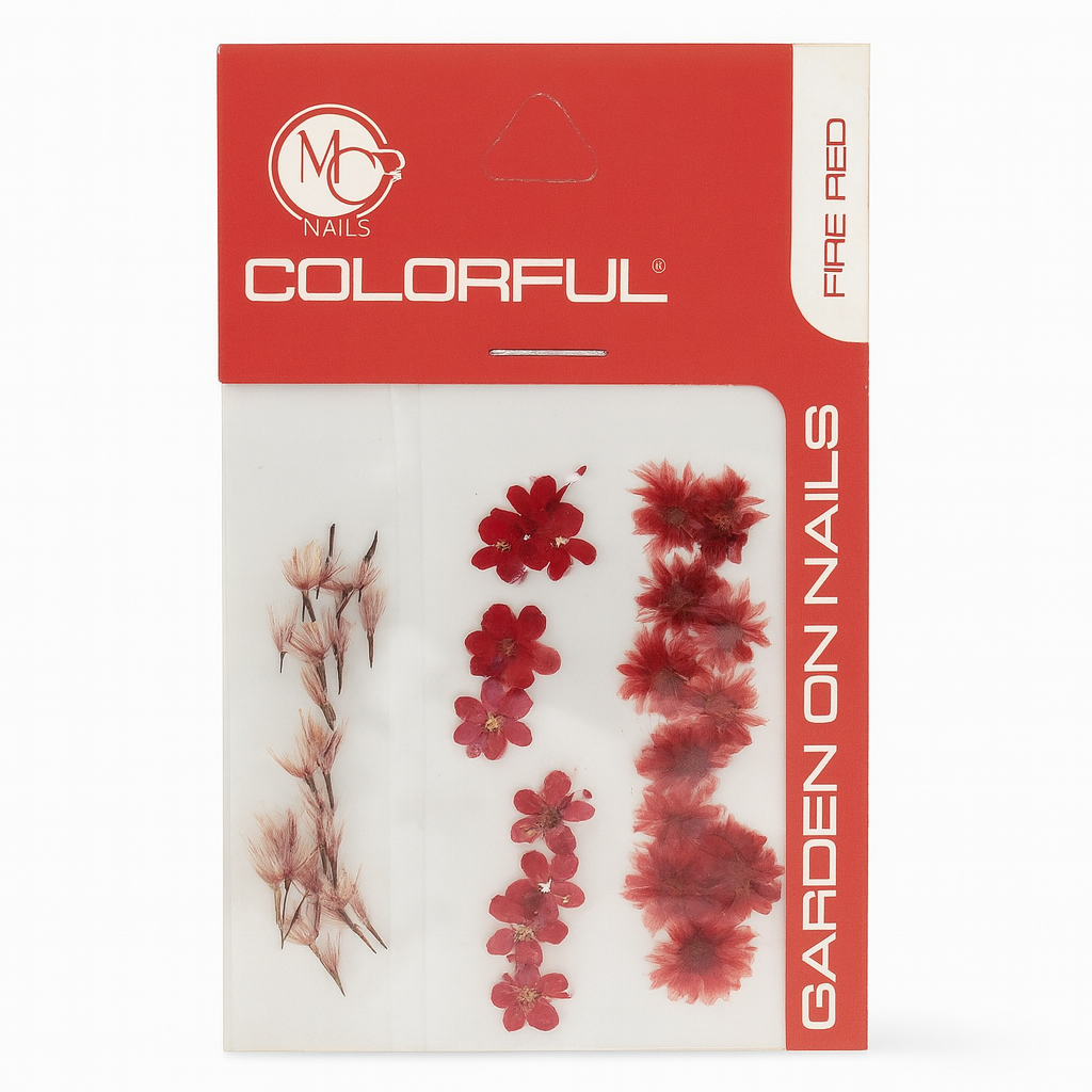 Naturaleza Set De 3 Mix Color: Fire Red Colorful