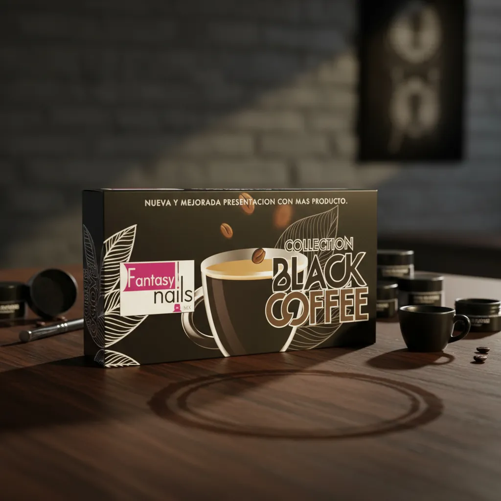 Colección Black Coffee Fantasy Nails