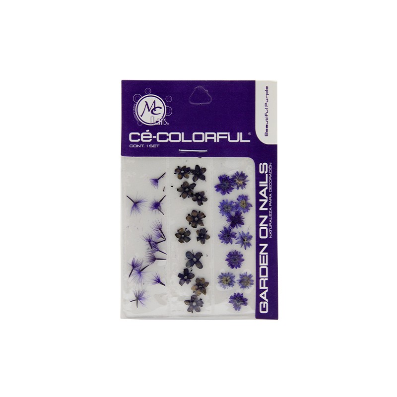 Naturaleza Set De 3 Mix Color: Beautiful purple Colorfu