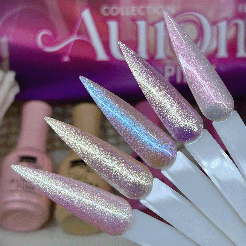 Colección Aurora Pink Fantasy Nails