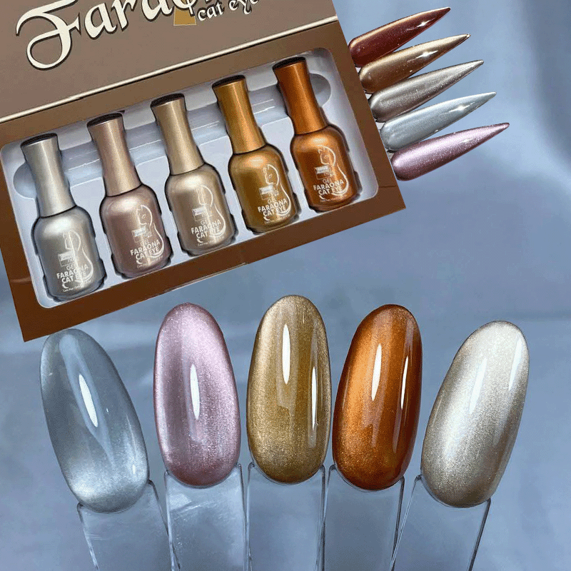 Colección Faraona Cat Eye Fantasy Nails