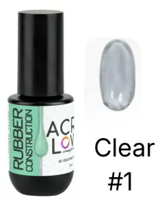 Rubber Construction 1 Clear Acry Love
